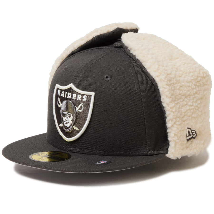 59FIFTY Dog Ear ドッグイヤー ラスベガス・レイダース ダークピューター