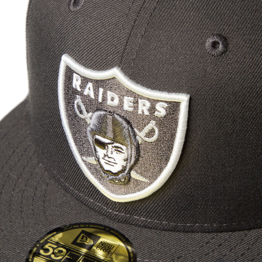 59FIFTY Dog Ear ドッグイヤー ラスベガス・レイダース ダークピューター