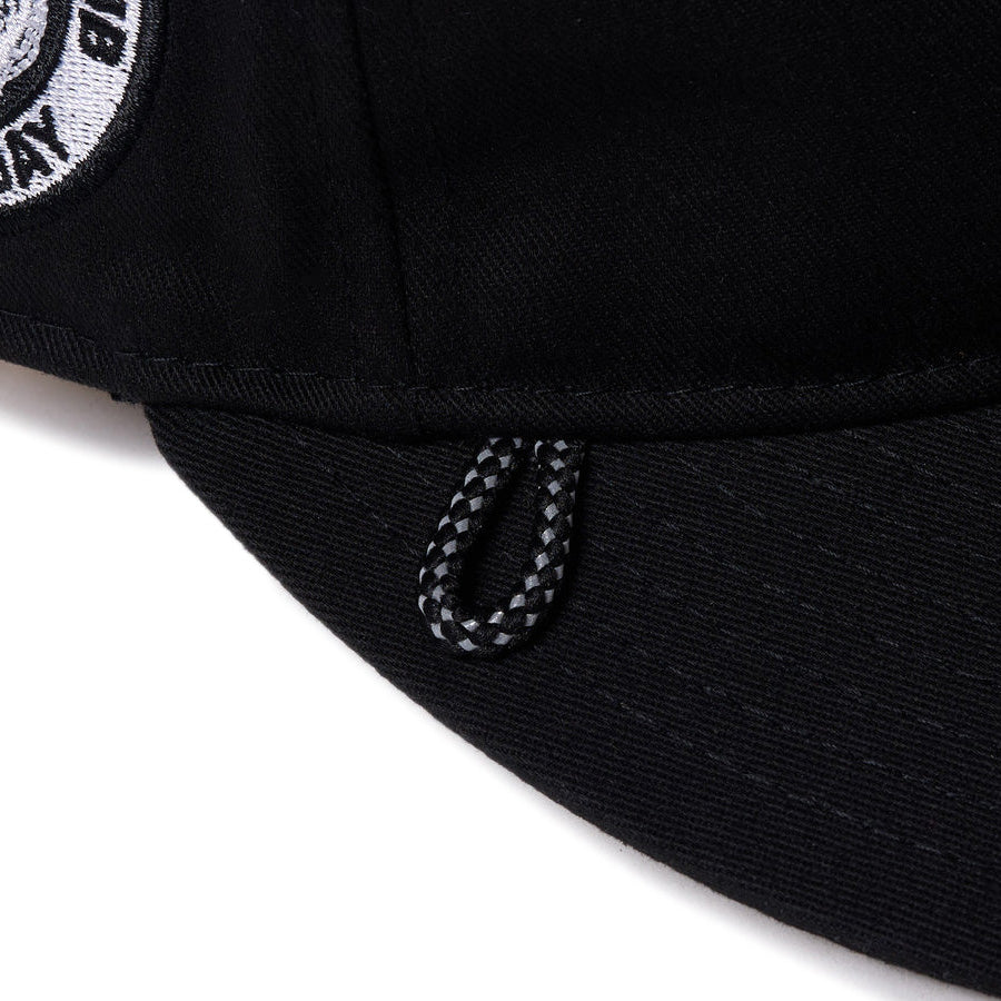 RC 9FIFTY A-Frame フラットバイザー Angler's Club ブラック | アウトドア