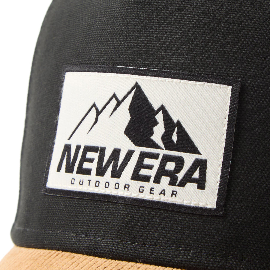 9FORTY A-Frame Duck Canvas ブラック ウィートコーデュロイバイザー | アウトドア