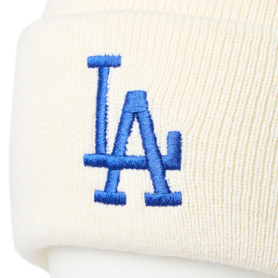 ニューエラ ニット帽 NEW ERA MLB ポンポンニット ロサンゼルス