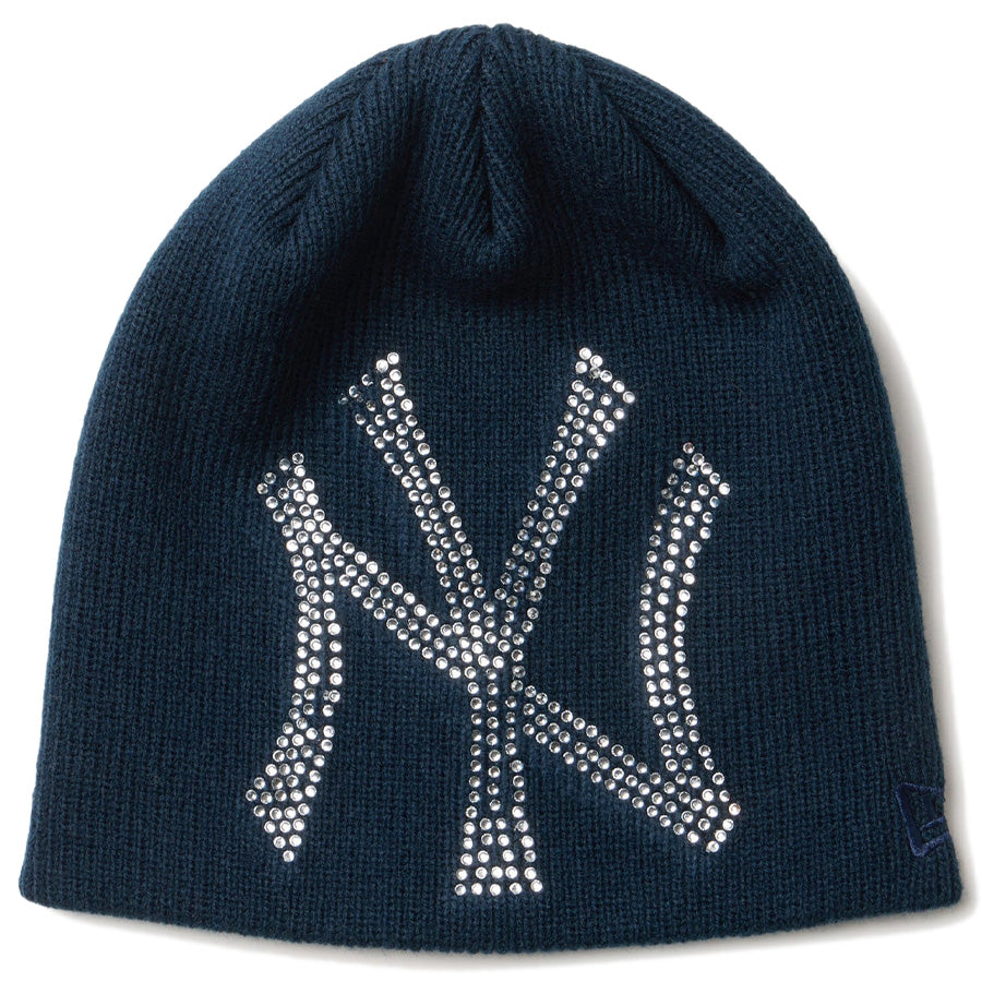 Ty Beanie Ballz ビーニーボールズMLBヤンキース野球ベースボール ニューエラ ニット帽 NEW ERA ベーシック ビーニー Rhinestone ライン