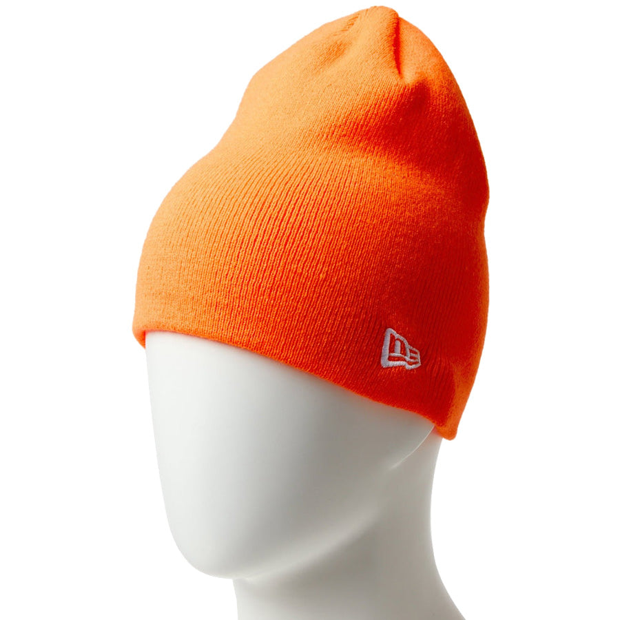 ニューエラ ニット帽 NEW ERA ベーシック ビーニー ネオンオレンジ – KINGS