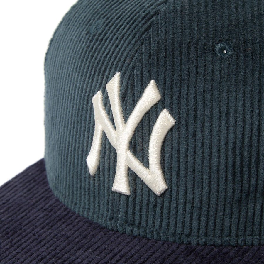 Youth 9FIFTY Corduroy コーデュロイ ニューヨーク・ヤンキース ブルーグリーン/ネイビー