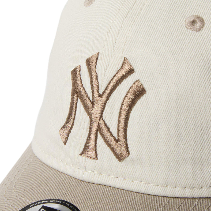 Youth 9TWENTY MLB 2-Tone ニューヨーク・ヤンキース アイボリー ペブルバイザー