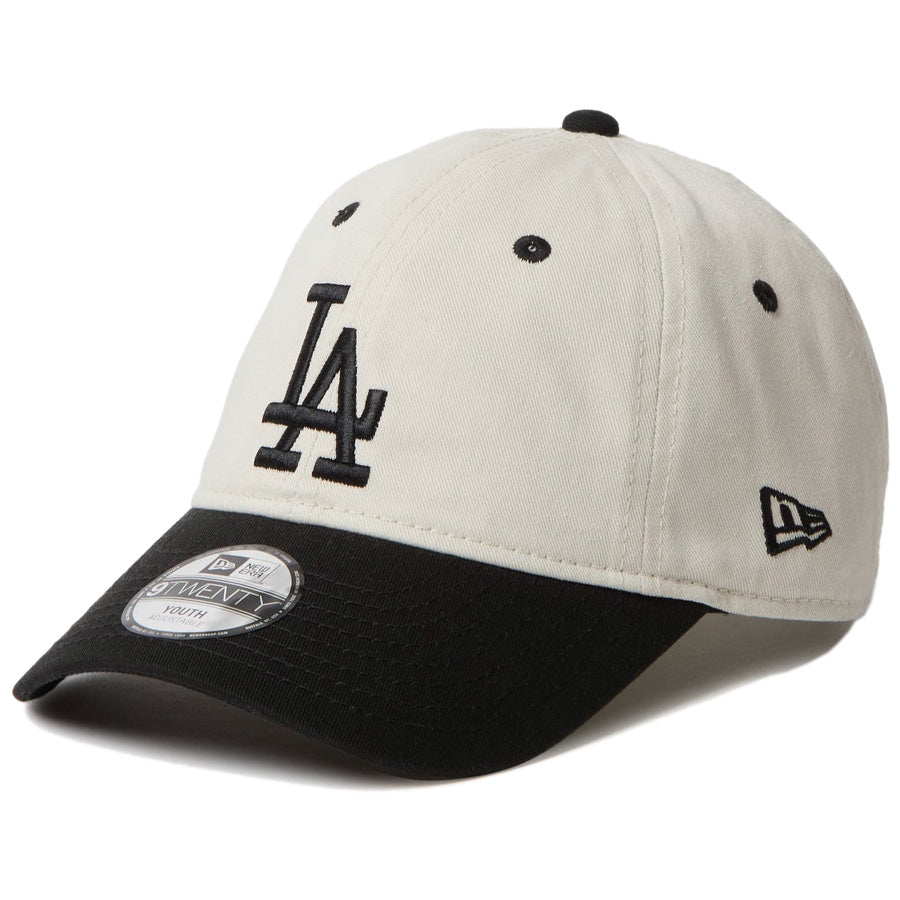 Youth 9TWENTY MLB 2-Tone ロサンゼルス・ドジャース アイボリー ブラックバイザー