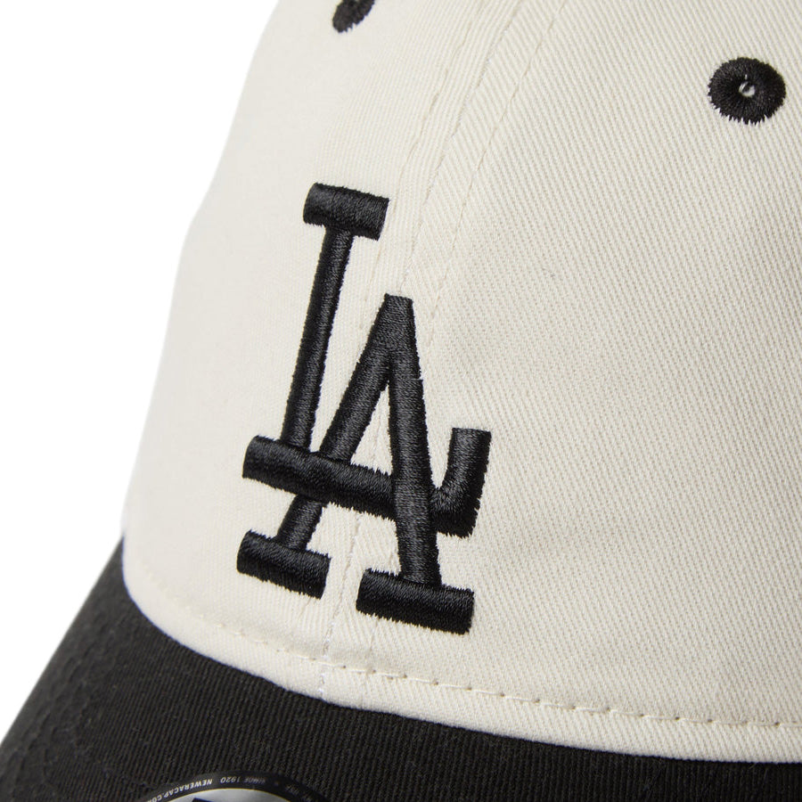 Youth 9TWENTY MLB 2-Tone ロサンゼルス・ドジャース アイボリー ブラックバイザー