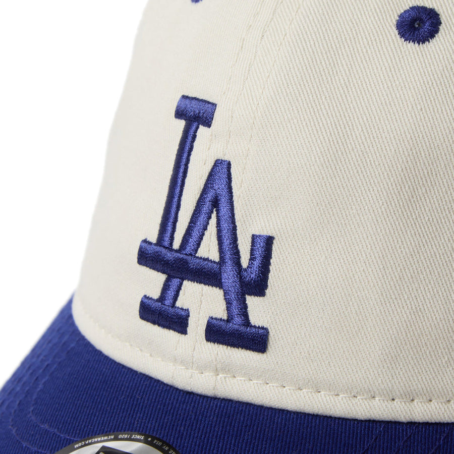 Youth 9TWENTY MLB 2-Tone ロサンゼルス・ドジャース アイボリー ダークロイヤルバイザー