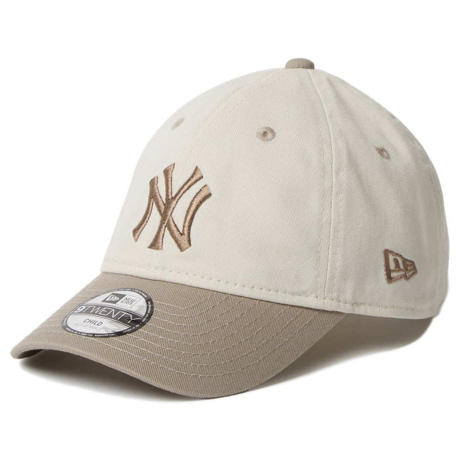 Child 9TWENTY MLB 2-Tone ニューヨーク・ヤンキース アイボリー ペブルバイザー