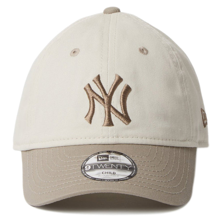 Child 9TWENTY MLB 2-Tone ニューヨーク・ヤンキース アイボリー ペブルバイザー