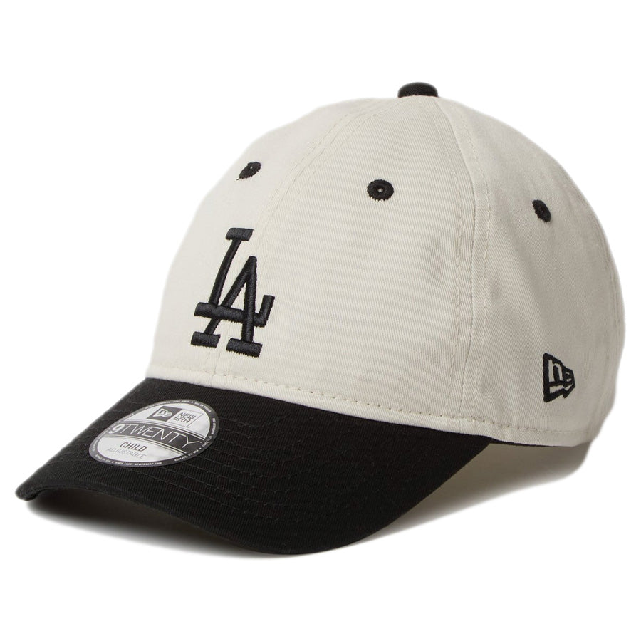 Child 9TWENTY MLB 2-Tone ロサンゼルス・ドジャース アイボリー ブラックバイザー