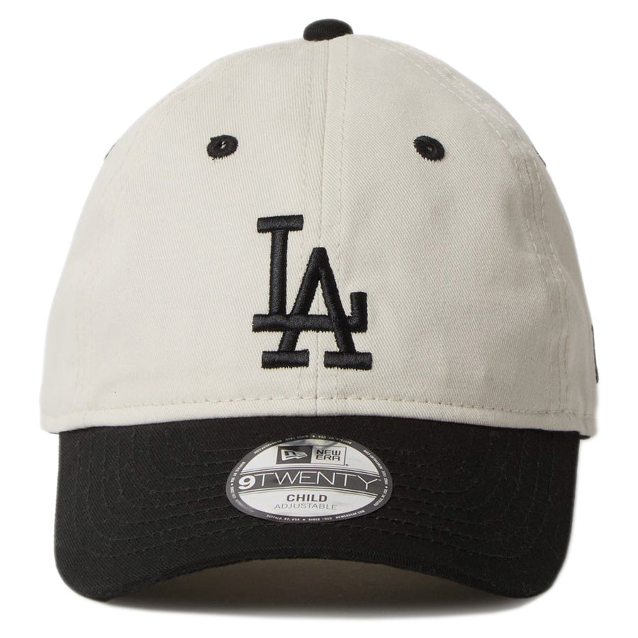 Child 9TWENTY MLB 2-Tone ロサンゼルス・ドジャース アイボリー ブラックバイザー