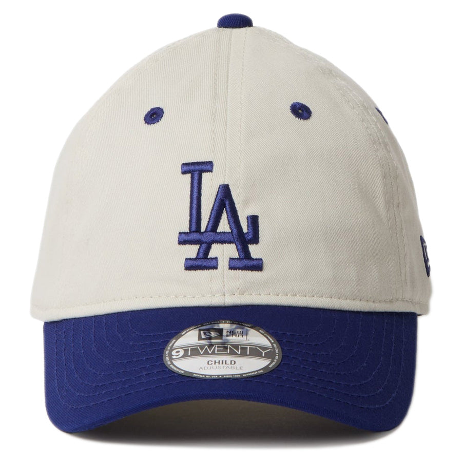 Child 9TWENTY MLB 2-Tone ロサンゼルス・ドジャース アイボリー ダークロイヤルバイザー