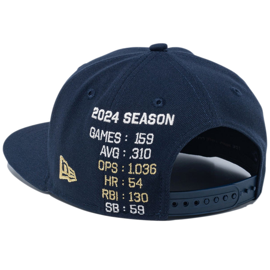 Youth 9FIFTY Los Angeles Dodgers 2024 Stats Pack ロサンゼルス・ドジャース ネイビー