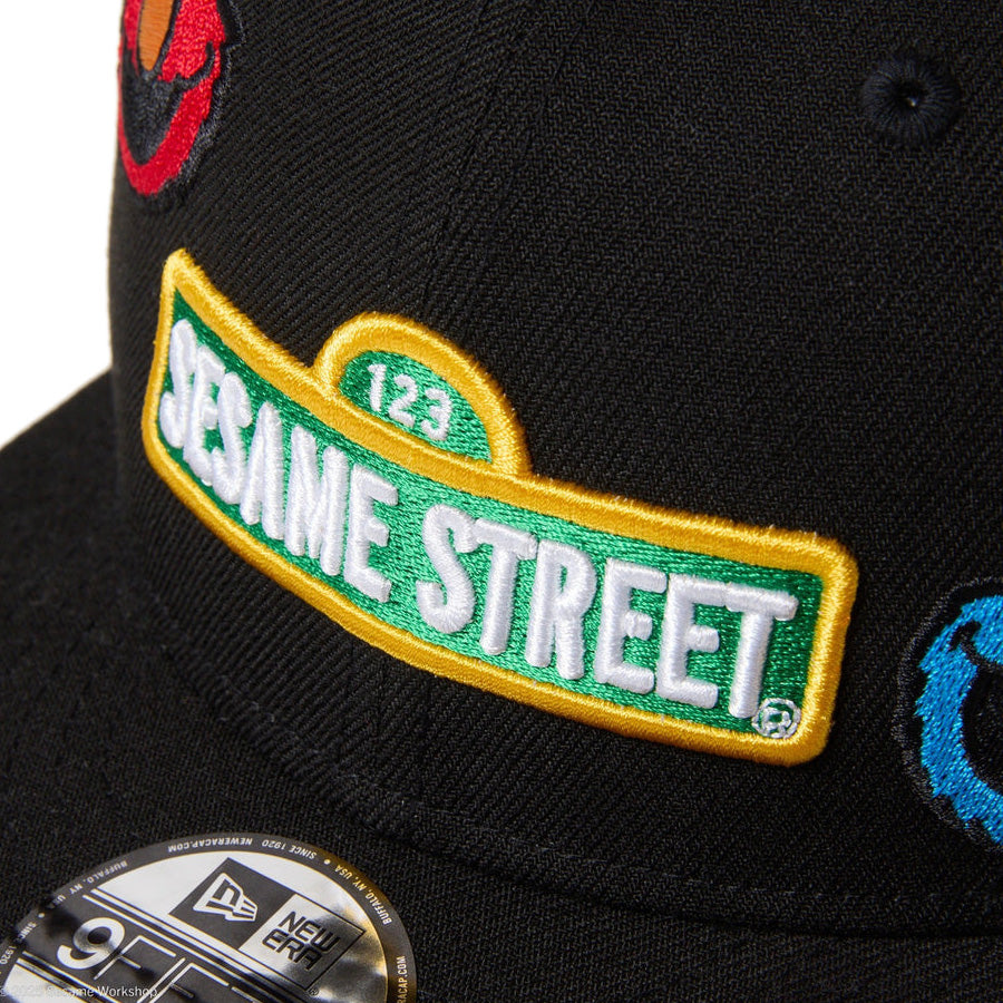 Youth 9FIFTY SESAME STREET セサミストリート オールオーバー ブラック