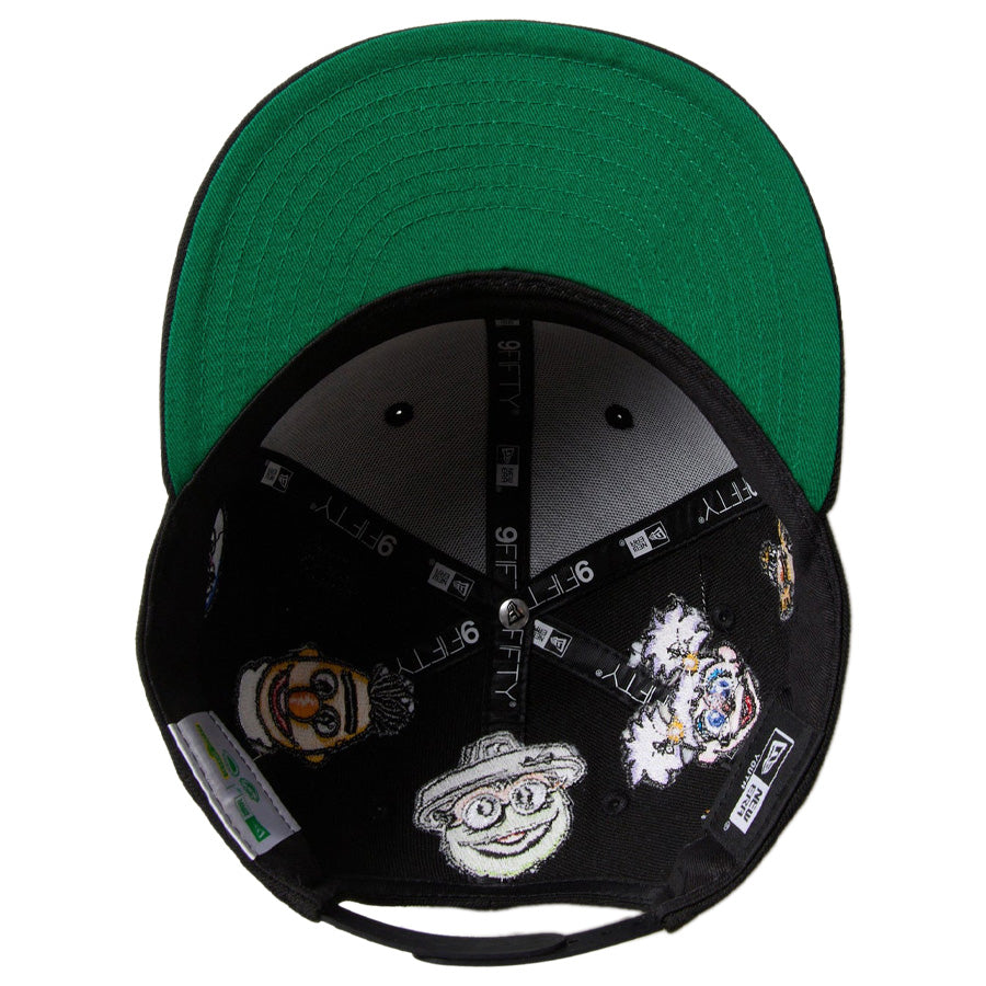 Youth 9FIFTY SESAME STREET セサミストリート オールオーバー ブラック