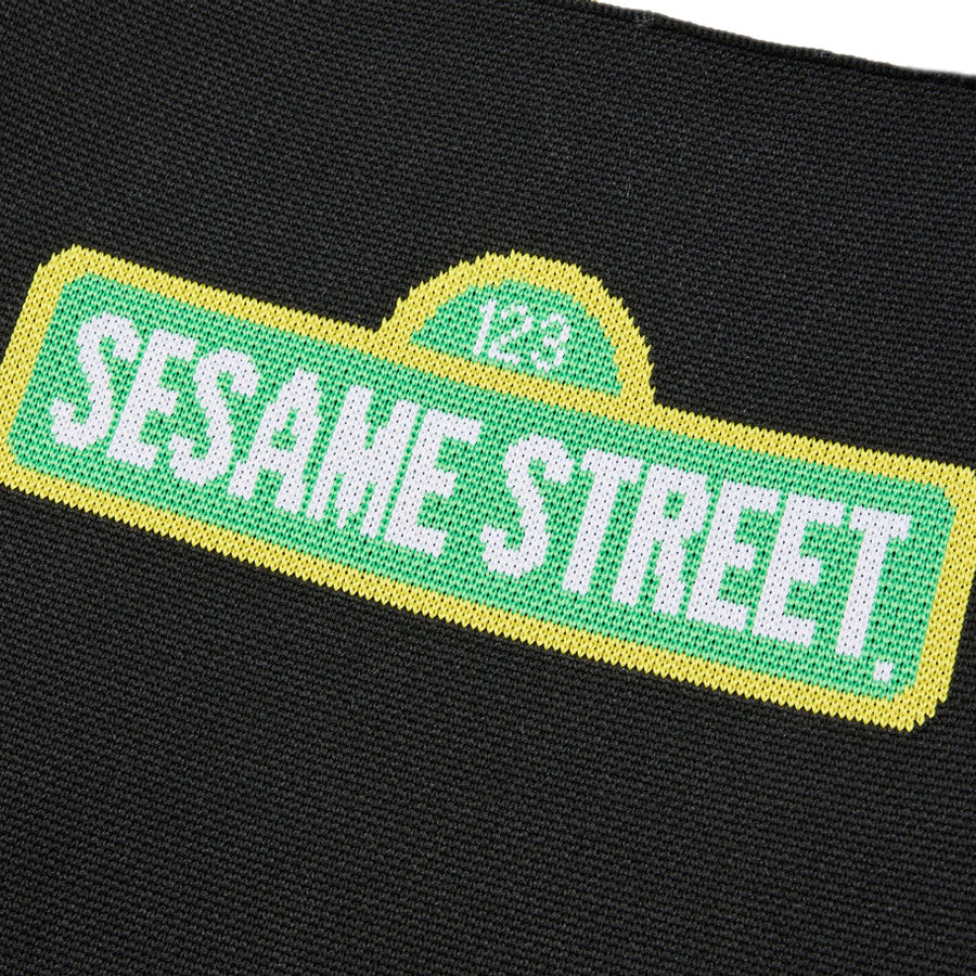 ニットトートバッグ SESAME STREET セサミストリート NEW ERA ブラック