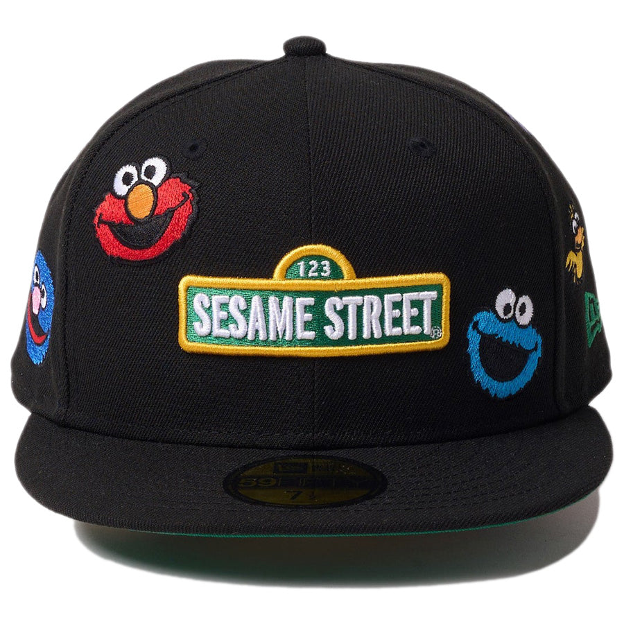 59FIFTY SESAME STREET セサミストリート オールオーバー ブラック