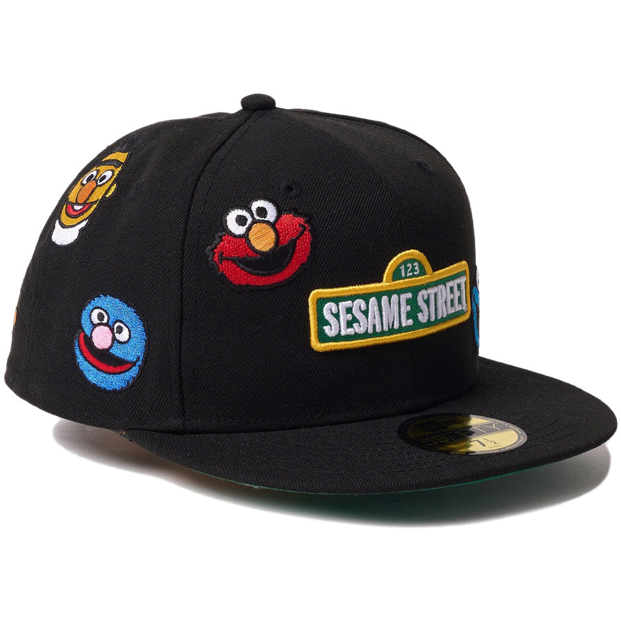 59FIFTY SESAME STREET セサミストリート オールオーバー ブラック