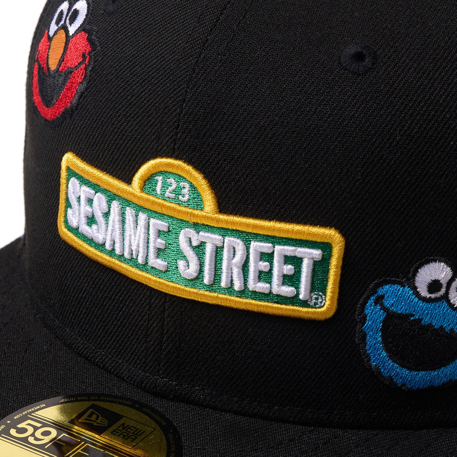 59FIFTY SESAME STREET セサミストリート オールオーバー ブラック