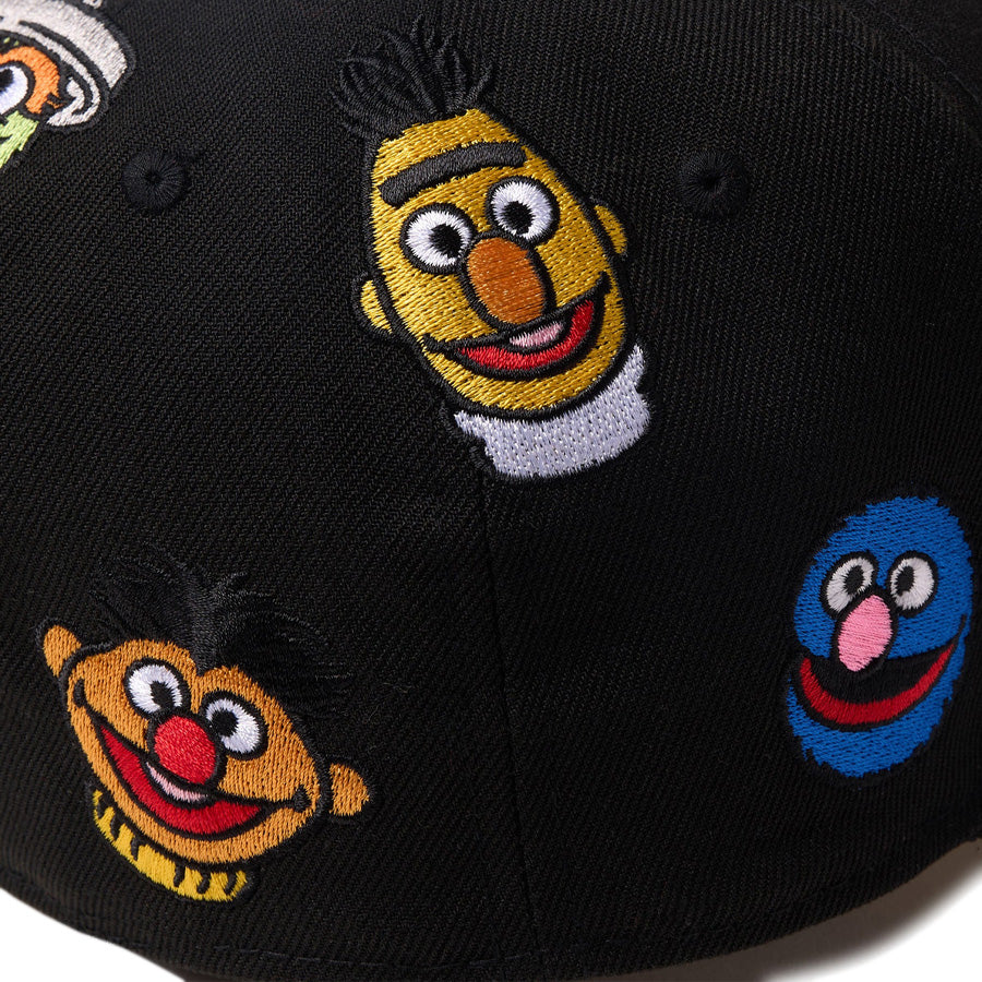 59FIFTY SESAME STREET セサミストリート オールオーバー ブラック