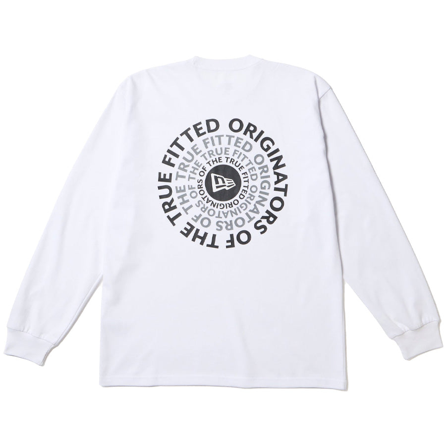 長袖 パフォーマンス Tシャツ Circle OOTTF ホワイト レギュラーフィット