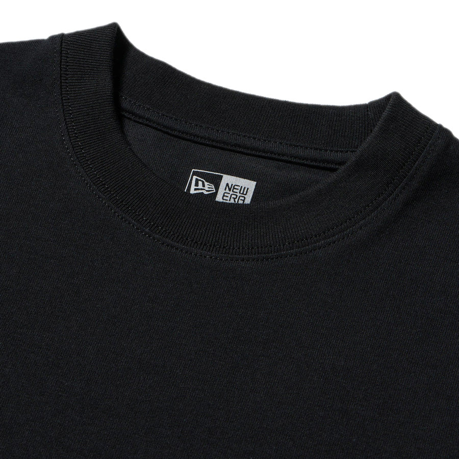 長袖 オーバーサイズド コットン Tシャツ Tagging ブラック