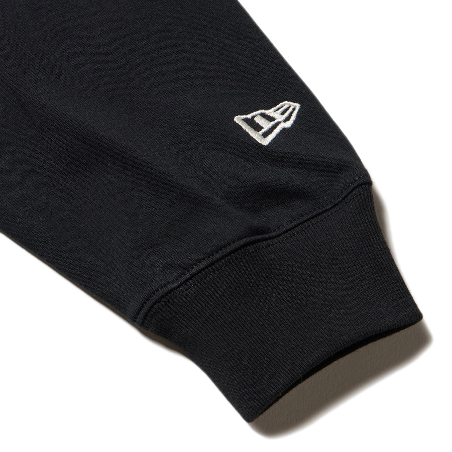 長袖 オーバーサイズド コットン Tシャツ Tagging ブラック