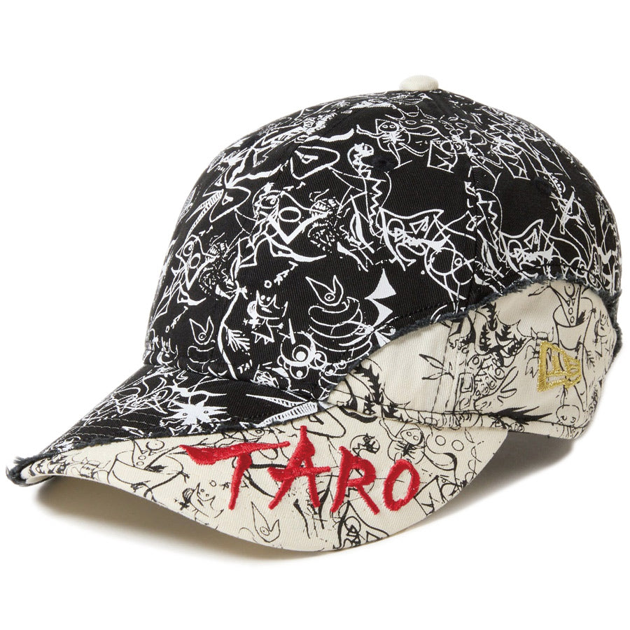 9THIRTY TARO OKAMOTO 岡本太郎 バイザー ブラック/クロームホワイト