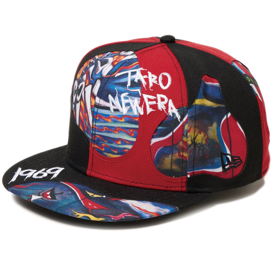 59FIFTY TARO OKAMOTO 岡本太郎 明日の神話 ブラック/スカーレット