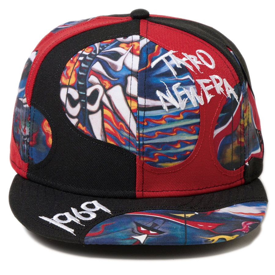 59FIFTY TARO OKAMOTO 岡本太郎 明日の神話 ブラック/スカーレット