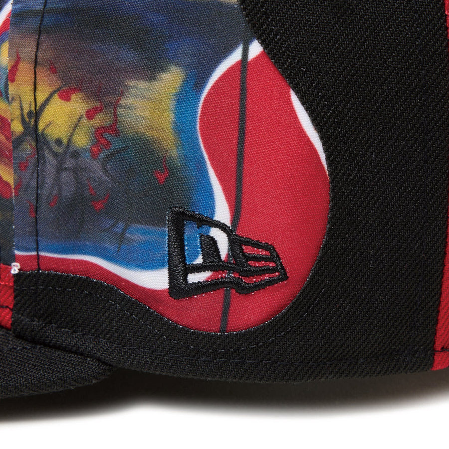 59FIFTY TARO OKAMOTO 岡本太郎 明日の神話 ブラック/スカーレット