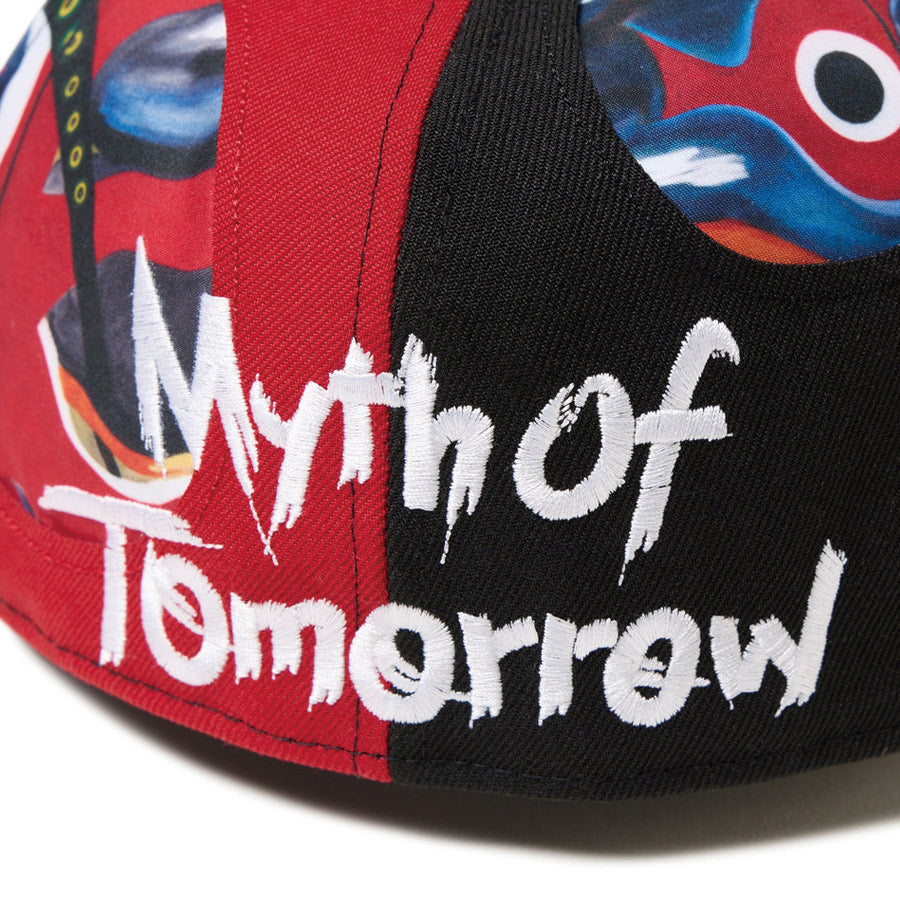 59FIFTY TARO OKAMOTO 岡本太郎 明日の神話 ブラック/スカーレット