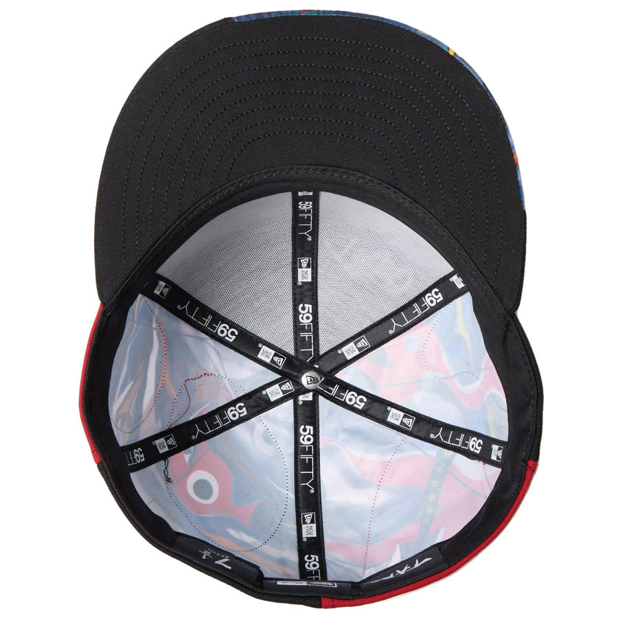 59FIFTY TARO OKAMOTO 岡本太郎 明日の神話 ブラック/スカーレット