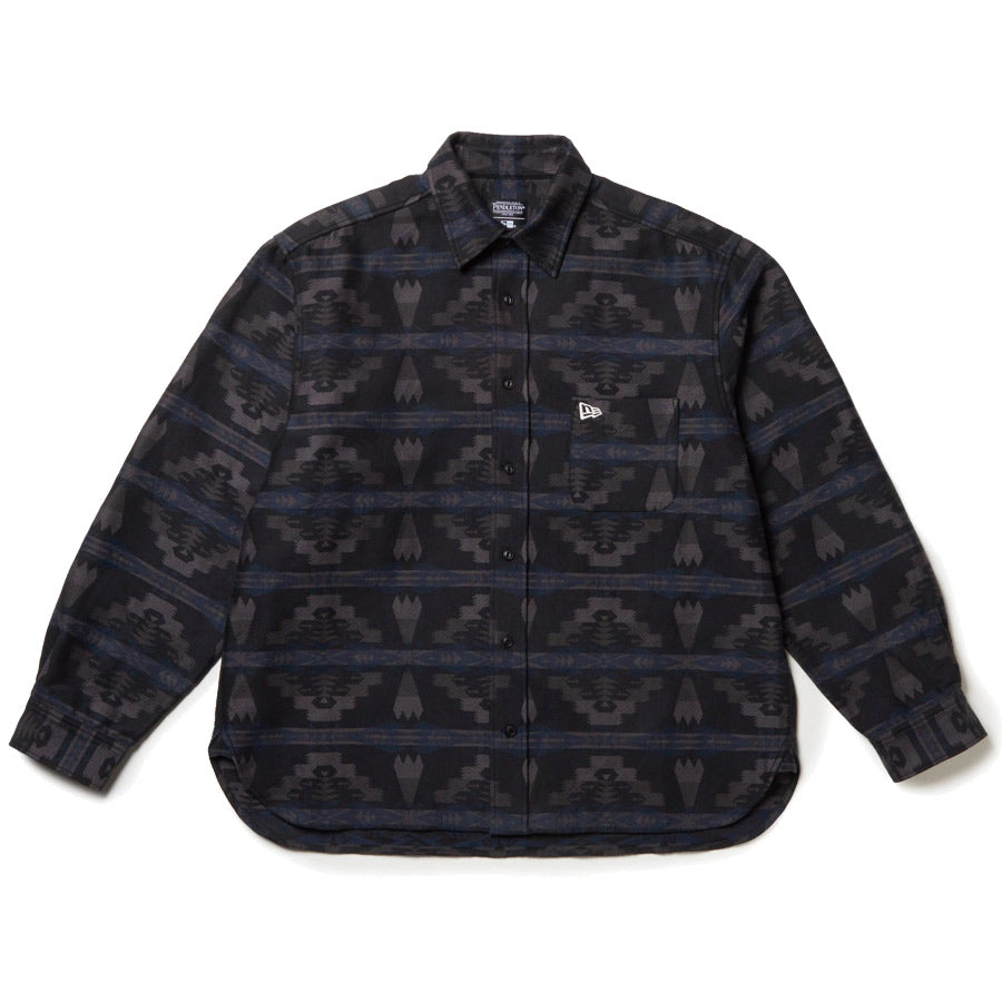 ニューエラ アパレル NEW ERA 長袖 オーバーサイズド シャツ Pendleton