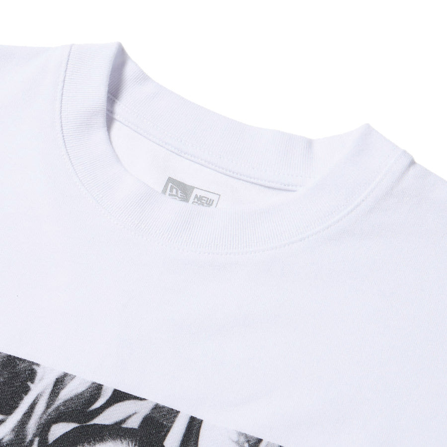 長袖 レギュラーフィット コットン Tシャツ TARO OKAMOTO 岡本太郎 フォト ホワイト