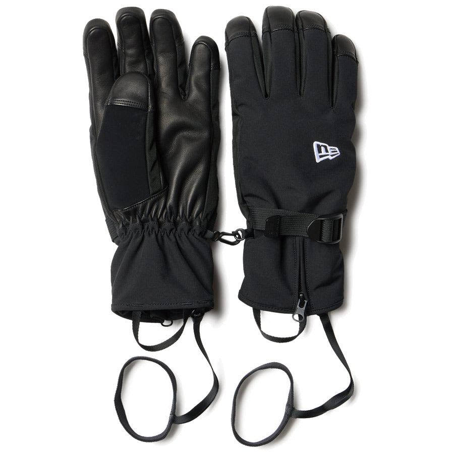 新品 ニューエラ アウトドア スノーグローブ NEWERA ブラック Lサイズ ニューエラ 手袋 NEW ERA スノーグローブ アンダー 5フィンガー