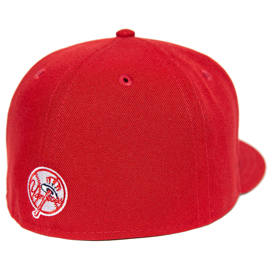 KINGS 別注 59FIFTY ニューヨーク・ヤンキース スカーレット グレーアンダーバイザー