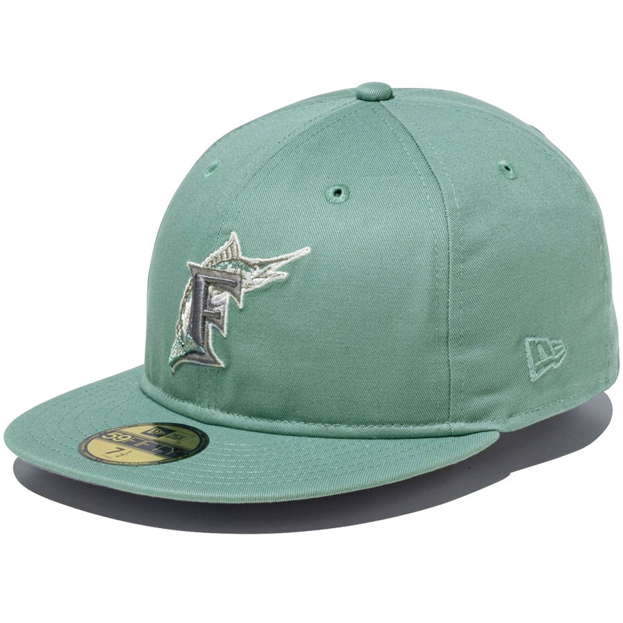 59FIFTY ソフトバックラム Sunburn フロリダ・マーリンズ クーパーズタウン ビーチキスブルー