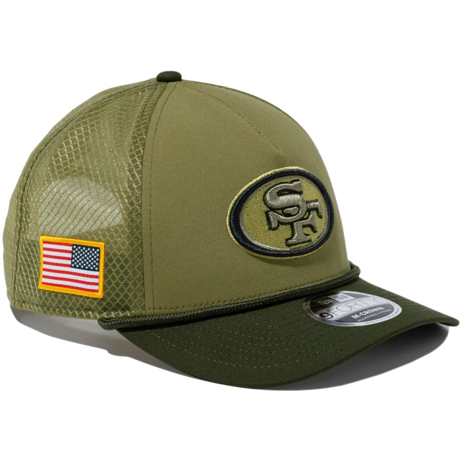 9FORTY M-Crown A-Frame 2025 NFL Salute to Service サンフランシスコ・フォーティーナイナーズ