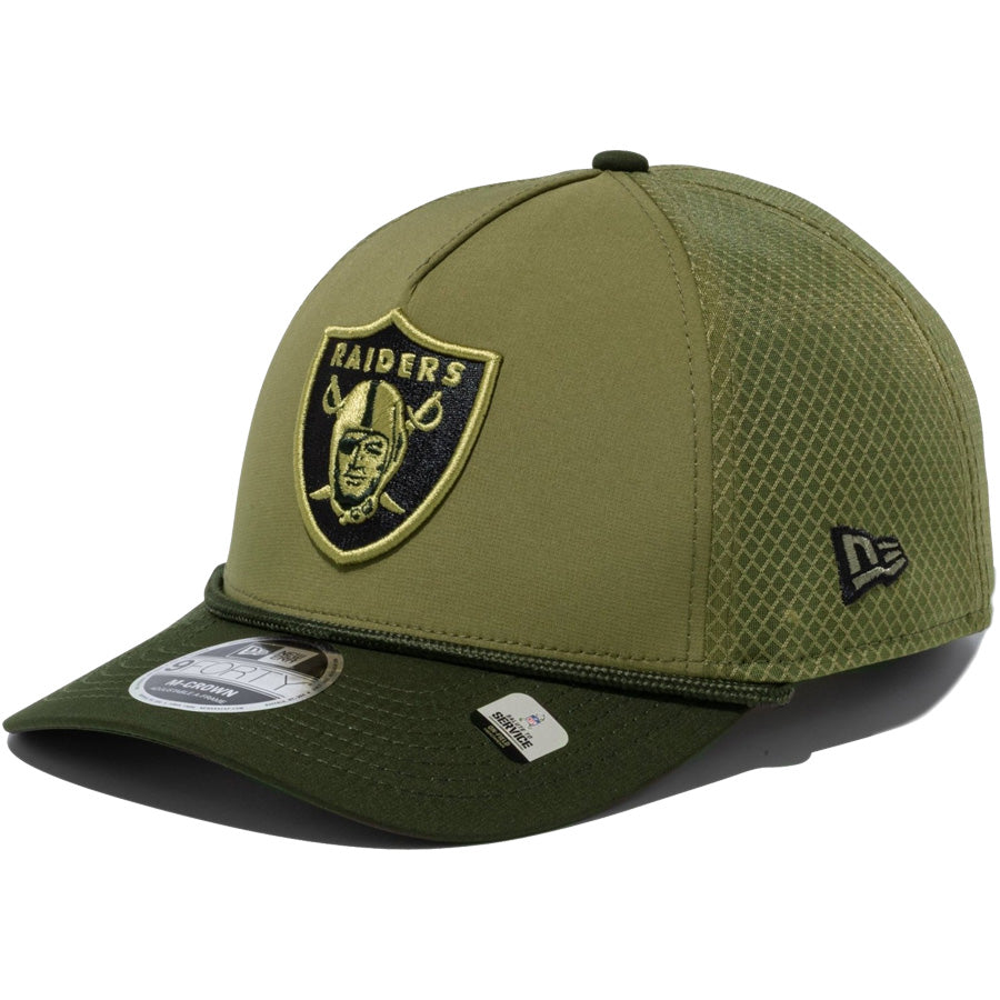 9FORTY M-Crown A-Frame 2025 NFL Salute to Service ラスベガス・レイダース
