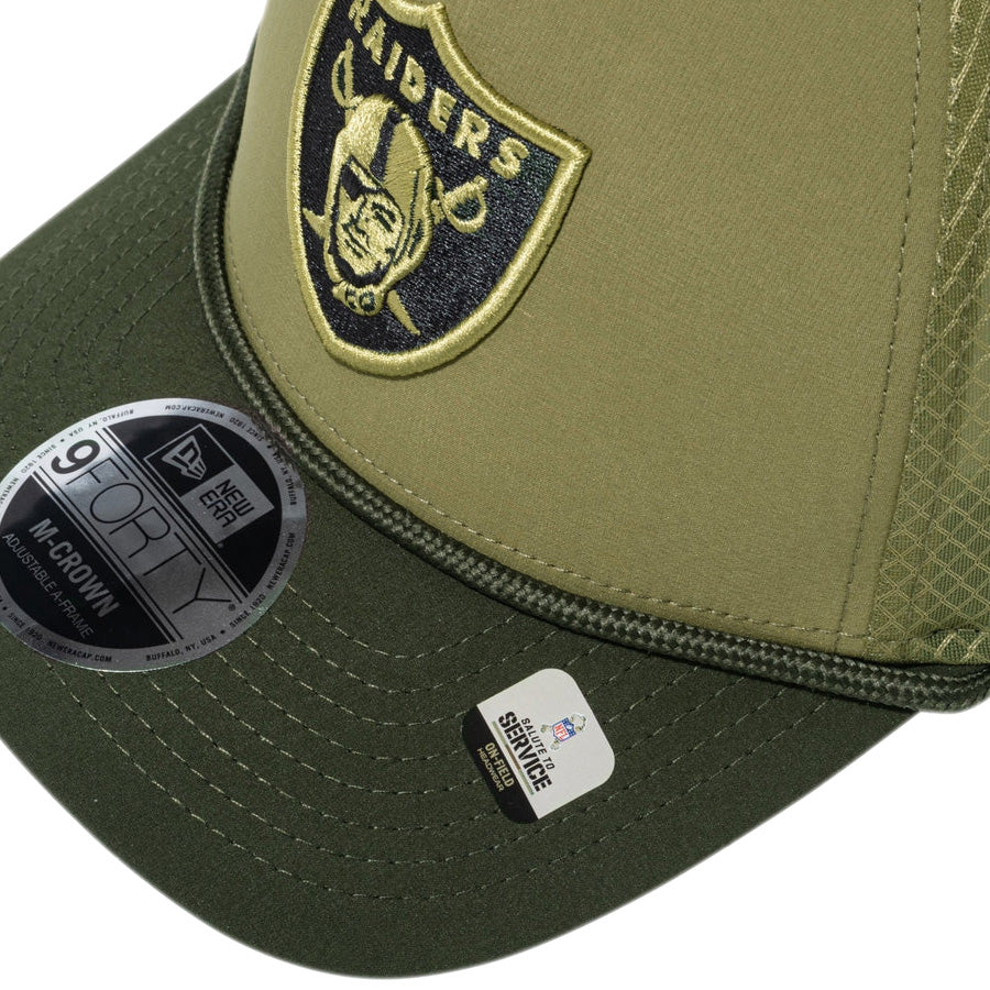 9FORTY M-Crown A-Frame 2025 NFL Salute to Service ラスベガス・レイダース
