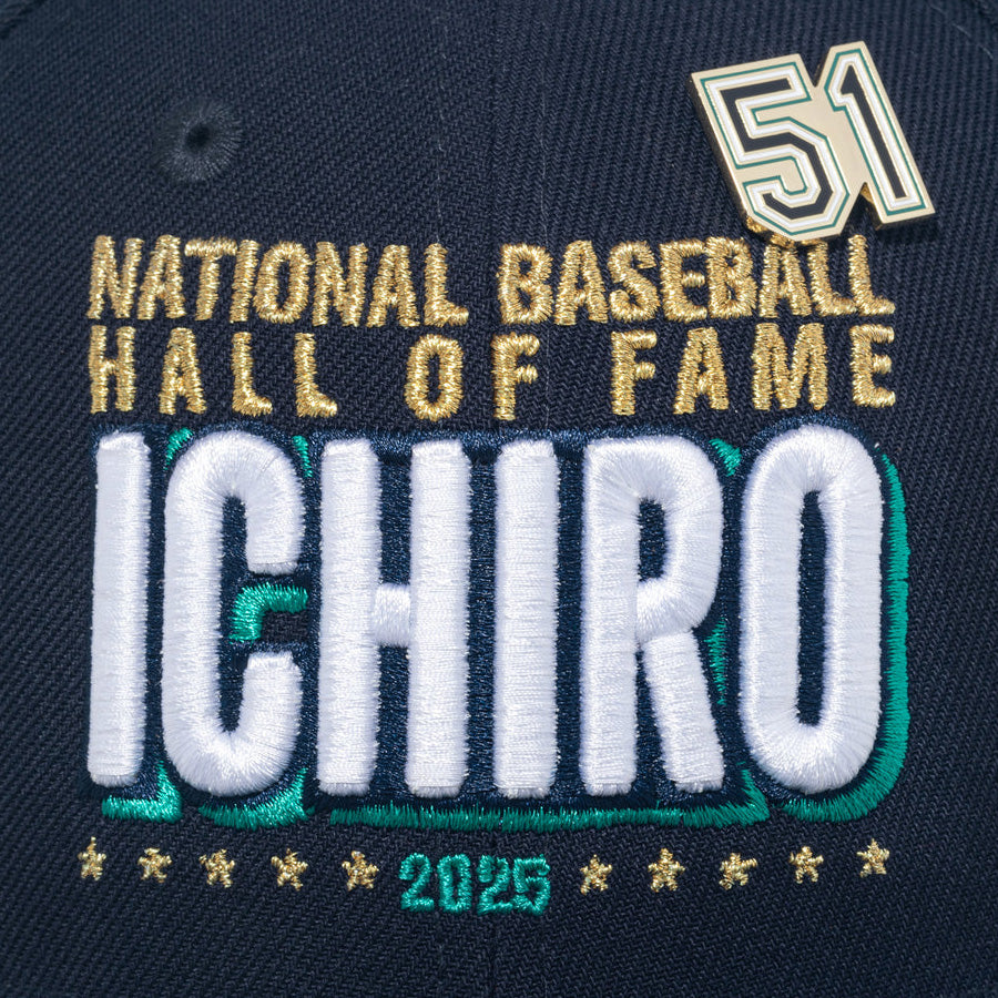 LP 9FIFTY Hall of Fame 2025 Ichiro Suzuki シアトル・マリナーズ ピンズ ネイビー