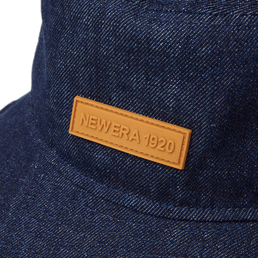ニューエラ ハット NEW ERA バケット01 ラバーパッチ インディゴデニム