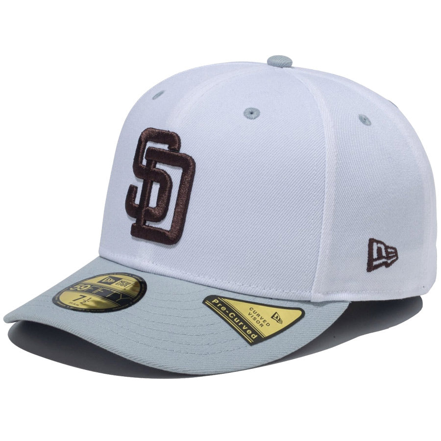 ニューエラ キャップ NEW ERA PC 59FIFTY Ice Age サンディエゴ パドレス クーパーズタウン オプティックホワイト スノーグレーバイザー KINGS