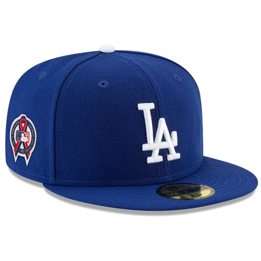 59FIFTY MLBオンフィールド 9.11 Remembrance Side Patch ロサンゼルス・ドジャース ダークロイヤル