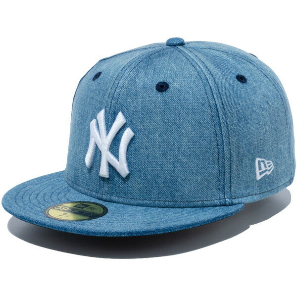 59FIFTY ニューヨーク・ヤンキース ウォッシュドデニム × ホワイト