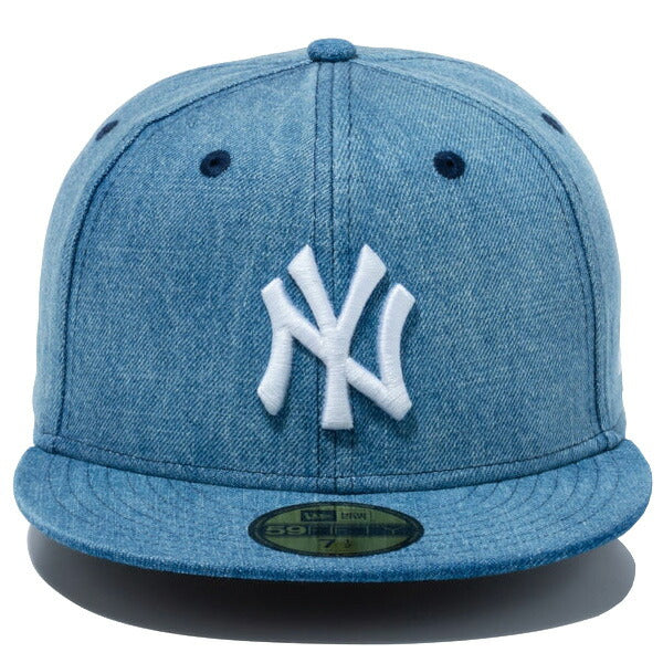 59FIFTY ニューヨーク・ヤンキース ウォッシュドデニム × ホワイト