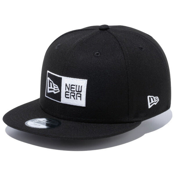 Youth 9FIFTY ボックスロゴ ブラック × ホワイト