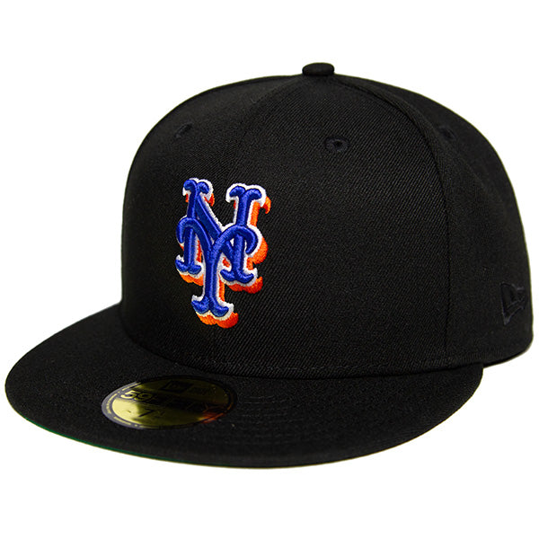KINGS 別注 59FIFTY ニューヨーク・メッツ USA Flag ブラック ケリーアンダーバイザー